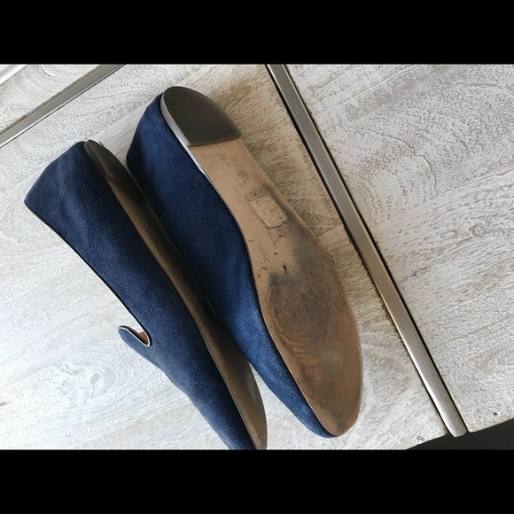 J Crew • Navy Addie Suede Loafers - Picture 3 of 4